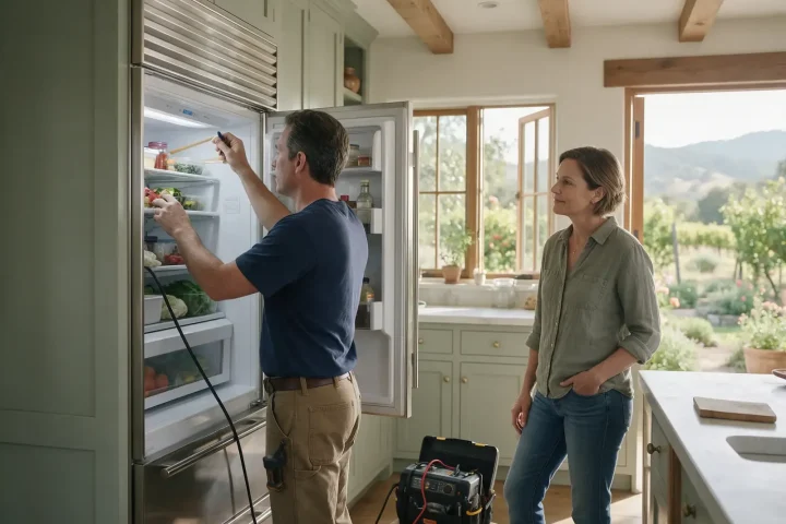 Where Temperature Sensors Sit in Column Refrigeration