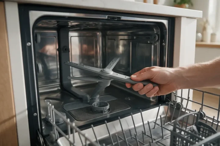 Spray Arm Rotation and Its Effect on Cleaning Results